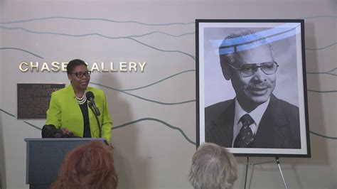 Portrait of Spokane's first Black mayor unveiled in art gallery that .